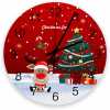 Christmas Theme Wooden Clock