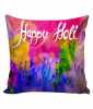 colorful holi cushion