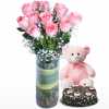 combo-pink-flower-with-teddy-and-cake
