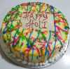 Happy Holi Chocolate Cake