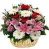  lily-carnation-roses-basket