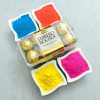 Pack of 16 Pcs Rocher with Herbal Colours