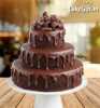 3 Tier Chocolate Cake