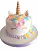 unicorn theme cake